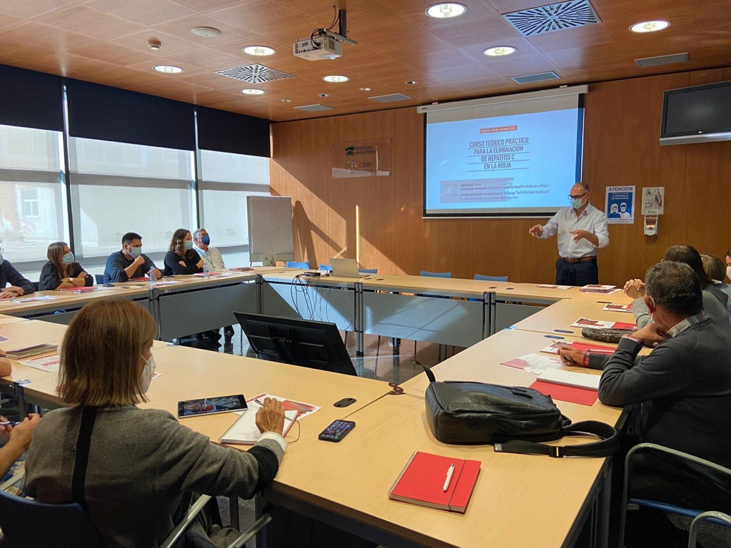 El CIBIR celebra un curso teórico práctico para la eliminación de la hepatitis C en La Rioja